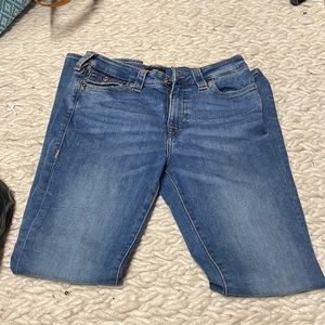 True religion pants with pink lace